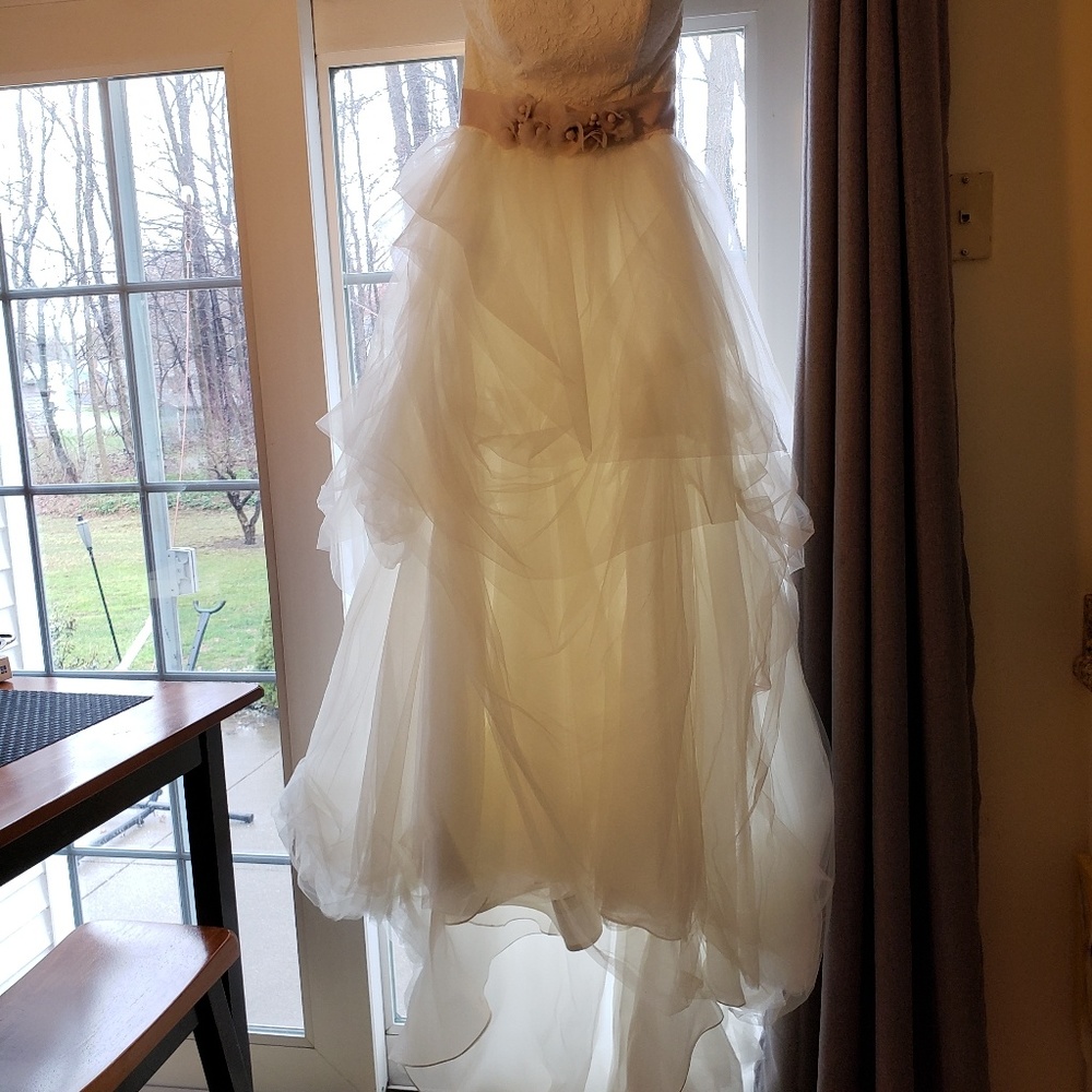 Vera Wang White Wedding Dress and Petticoat